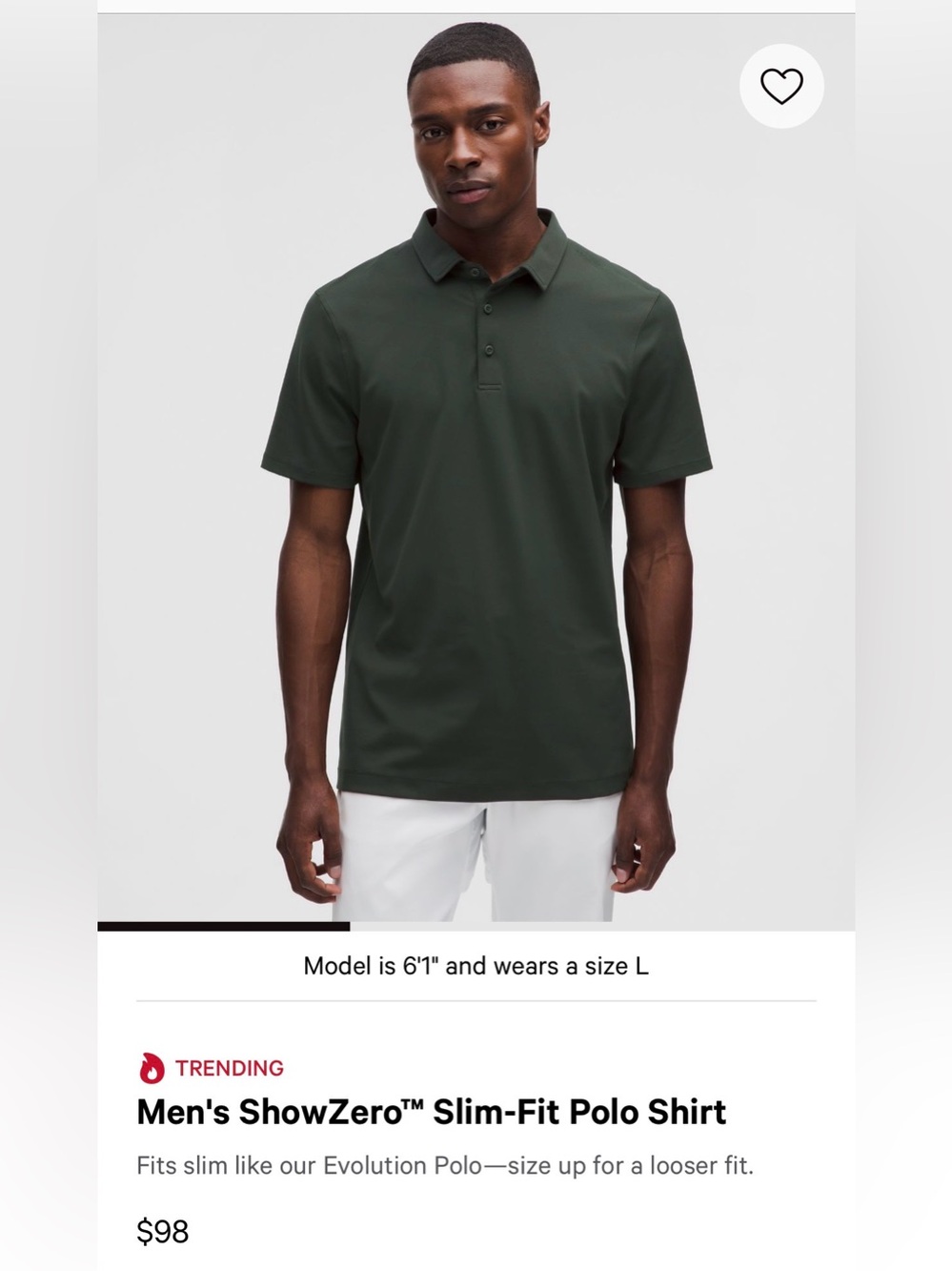 Men’s ShowZero Slim-Fit Polo Shirt
